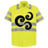 Men's High Visibility Safety Short Sleeve Work Shirt Thumbnail