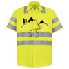 Men's High Visibility Safety Short Sleeve Work Shirt Thumbnail