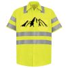 Men's High Visibility Safety Short Sleeve Work Shirt Thumbnail