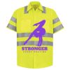 Men's High Visibility Safety Short Sleeve Work Shirt Thumbnail