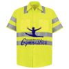 Men's High Visibility Safety Short Sleeve Work Shirt Thumbnail