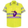 Men's High Visibility Safety Short Sleeve Work Shirt Thumbnail