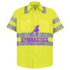 Men's High Visibility Safety Short Sleeve Work Shirt Thumbnail