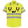 Men's High Visibility Safety Short Sleeve Work Shirt Thumbnail