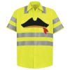 Men's High Visibility Safety Short Sleeve Work Shirt Thumbnail