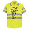 Men's High Visibility Safety Short Sleeve Work Shirt Thumbnail