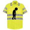 Men's High Visibility Safety Short Sleeve Work Shirt Thumbnail