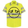 Men's High Visibility Safety Short Sleeve Work Shirt Thumbnail