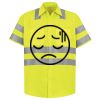 Men's High Visibility Safety Short Sleeve Work Shirt Thumbnail