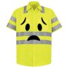 Men's High Visibility Safety Short Sleeve Work Shirt Thumbnail
