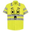 Men's High Visibility Safety Short Sleeve Work Shirt Thumbnail