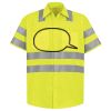 Men's High Visibility Safety Short Sleeve Work Shirt Thumbnail