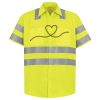Men's High Visibility Safety Short Sleeve Work Shirt Thumbnail