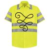 Men's High Visibility Safety Short Sleeve Work Shirt Thumbnail