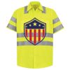 Men's High Visibility Safety Short Sleeve Work Shirt Thumbnail