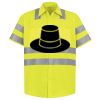 Men's High Visibility Safety Short Sleeve Work Shirt Thumbnail