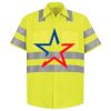 Men's High Visibility Safety Short Sleeve Work Shirt Thumbnail