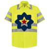 Men's High Visibility Safety Short Sleeve Work Shirt Thumbnail