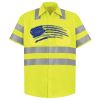 Men's High Visibility Safety Short Sleeve Work Shirt Thumbnail