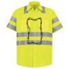 Men's High Visibility Safety Short Sleeve Work Shirt Thumbnail