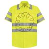 Men's High Visibility Safety Short Sleeve Work Shirt Thumbnail