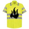 Men's High Visibility Safety Short Sleeve Work Shirt Thumbnail