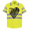 Men's High Visibility Safety Short Sleeve Work Shirt Thumbnail